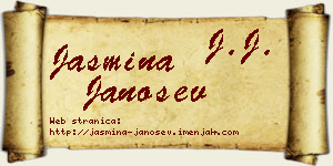 Jasmina Janošev vizit kartica